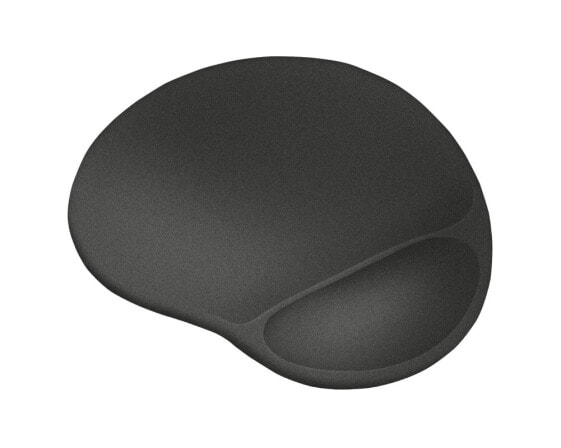 Trust BigFoot XL - Black - Monochromatic - Gel - Nylon - Rubber - Wrist rest