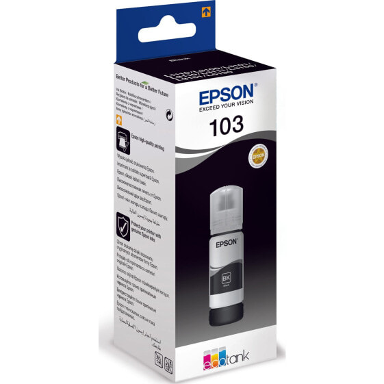 Epson 103 EcoTank 65 Ml Siyah ( Black ) Mürekkep Kartuş C13T00S14A