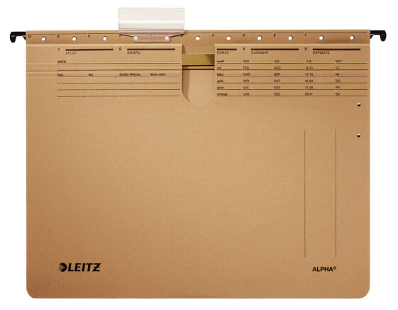 Esselte Leitz Alpha - A4 - Cardboard,Metal - Brown - 348 mm - 268 mm - 1 mm