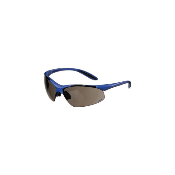 Promat Schutzbrille DAYLIGHT PREMIUM EN 166 Bügel dunkelblau, Scheibe smoke Polycarbonat