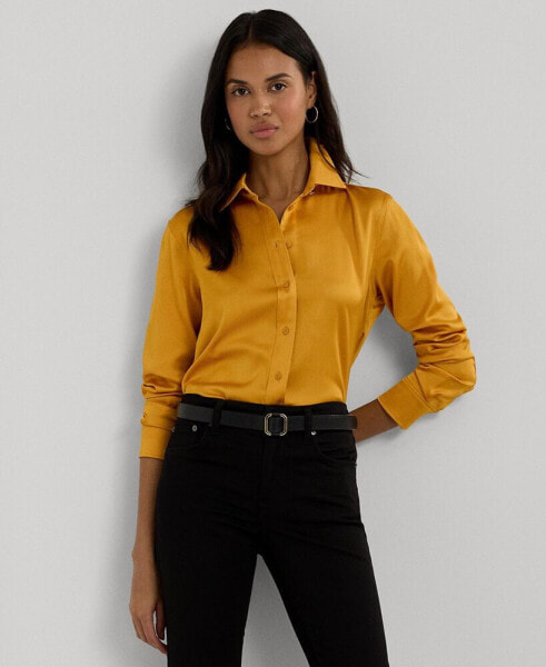 Women's Satin Charmeuse Shirt