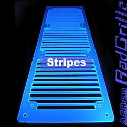 A.C.Ryan RadGrillz - Stripes 3x120 Acryl UVBlue - Blue