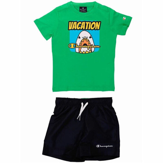 Спортивный костюм Champion для детей Зеленый 2 предмета