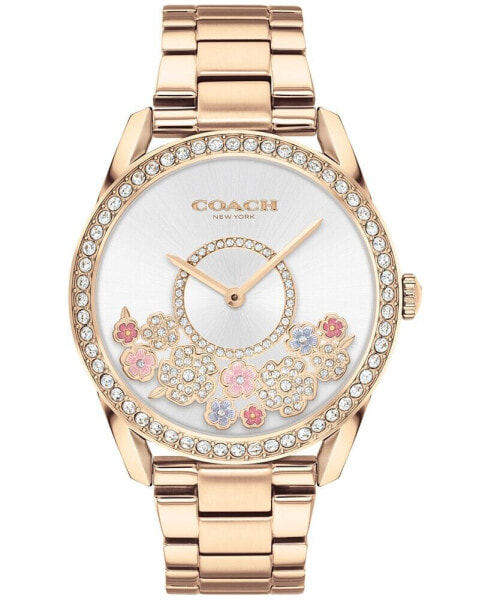 Women's Preston Carnation Gold-Tone Bracelet Tea Rose Watch 36mm