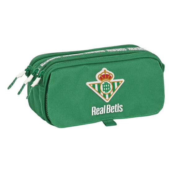 Двойной пенал Real Betis Balompié Зеленый 21,5 x 10 x 8 cm