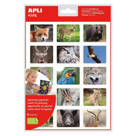 APLI Animals School Stickers 5 Units