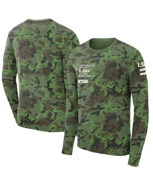 Men's Camo LSU Tigers Military-Inspired Long Sleeve T-shirt