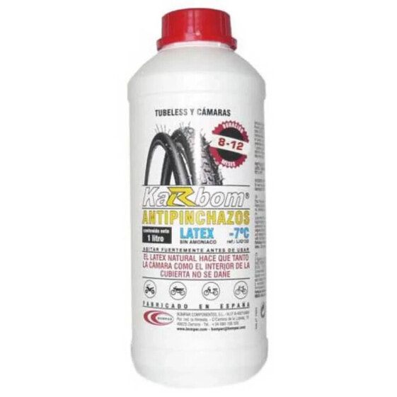 Спортивный антивспучивающий латекс BOMPAR Karbom 1 л Tubeless Sealant