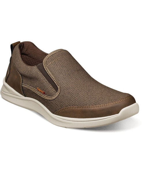 Серые мужские лоферы Nunn Bush Conway 2.0 Knit Slip-On