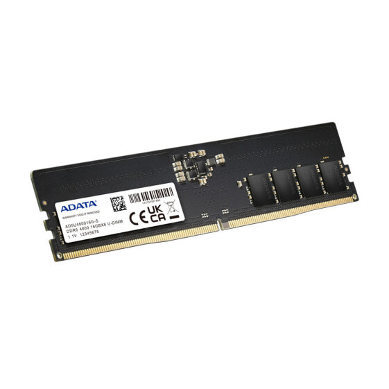 ADATA AD5U480016G-S - 16 GB - 1 x 16 GB - DDR5 - 4800 MHz - 288-pin DIMM