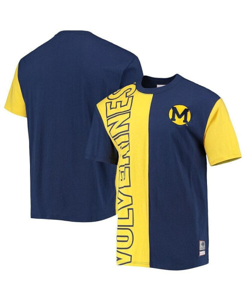Men's Navy, Maize Michigan Wolverines Play By Play 2.0 T-shirt