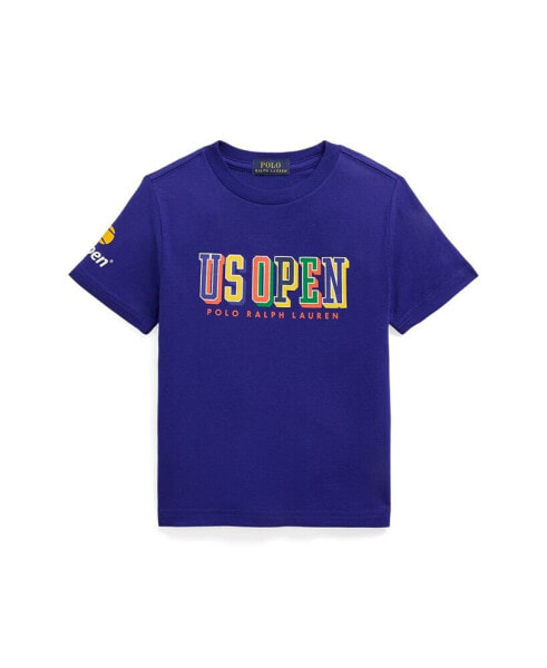 Toddler and Little Boys US Open Print Cotton Jersey T-shirts