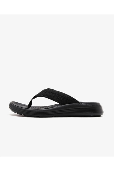 Thong Sandal Erkek Siyah Parmak Arası Terlik 204383 Blk