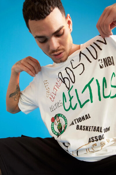 Футболка Defacto Boston Celtics футболка с баскетбольным принтом
