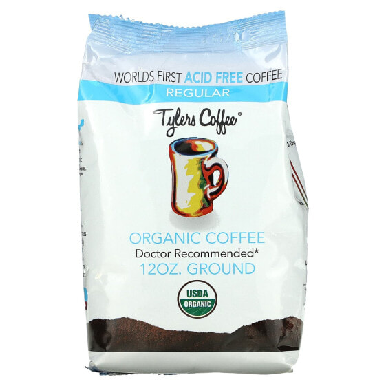 Organic Coffee, Ground, Regular, 12 oz