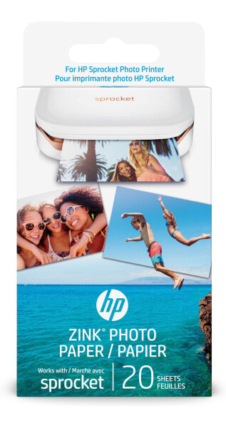 HP 1AH01A - Gloss - 290 g/m² - Inkjet - 5x7.6 cm - 2x3" - 10 sheets
