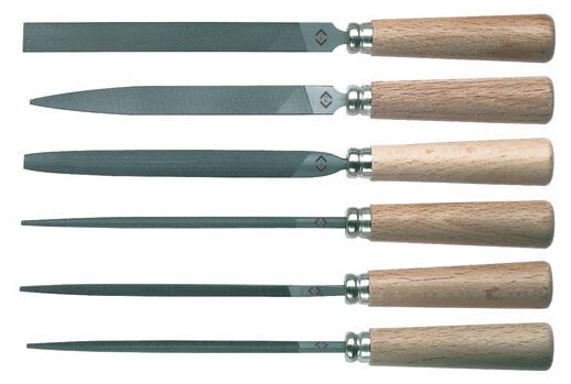 C.K Tools T0120P - Files set - Carbon steel - Wood - Wood