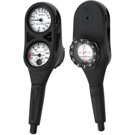 AQUALUNG Metric System 3 Elemments Depth/Pressure Gauge/Compass Console