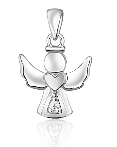 Delicate silver pendant Angel SVLP0965XH2BI00