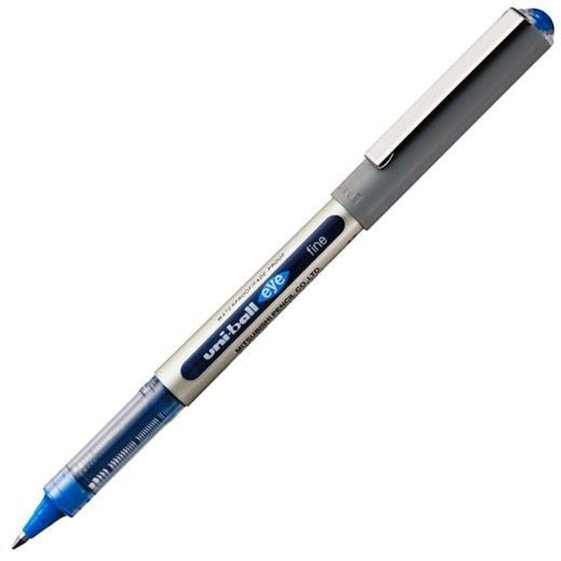 Ручка с жидкими чернилами Uni-Ball Rollerball Eye Fine UB-157 Синий 0,7 mm (12 Предметы)