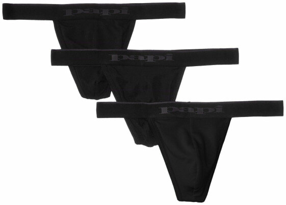 Papi Men's 3-Pack Cotton Stretch Thong - 980902