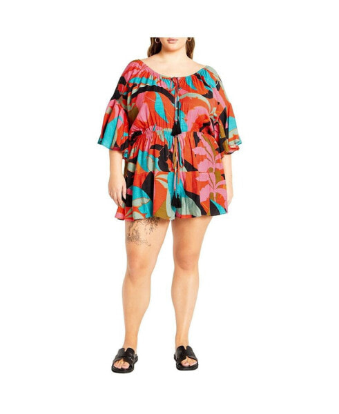 Plus Size Erica Print Jumpsuit