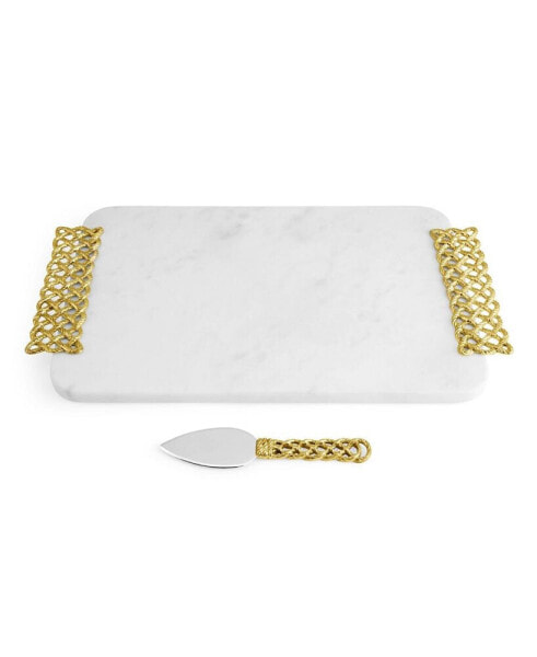 Love Knot Cheese Board with Spreader