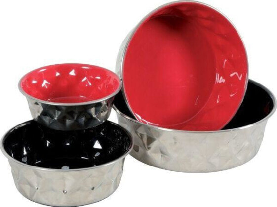 Zolux DIAMOND dog bowl silver-black 550 ml