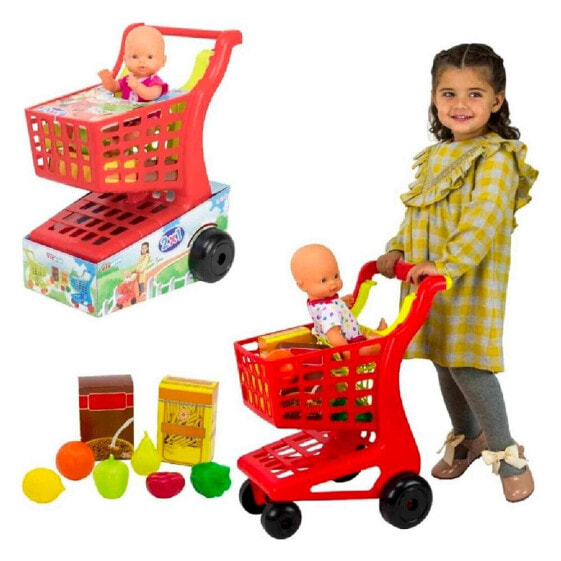 VICAM TOYS Supermarket Car With Food And Doll 2x1 Assorted