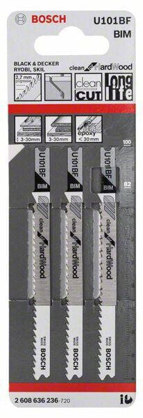 Bosch Stichsägeblatt U 101 BF Clean for Hard Wood