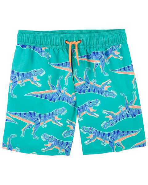 Kid Dinosaur Swim Trunks 7