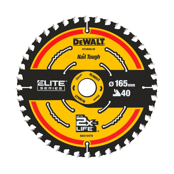 DeWALT ELITE Kreissägeblatt für Akku-Handkreissägen 165 x 20mm 40 WZ