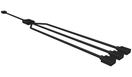 Cooler Master R4-ACCY-RGBS-R2 - Cable splitter - Brass - PVC - Black - Female - Female - 580 mm