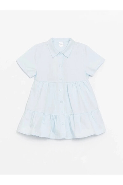 Платье для малышей LC WAIKIKI Normal Gabardine короткий рукав Розовоеpest - Образец