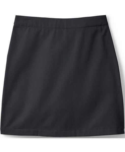 Big Girls Plus School Uniform Blend Chino Skort Above Knee