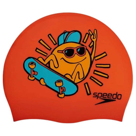 Шапочка для плавания Speedo Junior Printed Silicone Cap