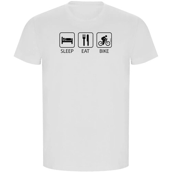 KRUSKIS Sleep Eat And Bike ECO short sleeve T-shirt