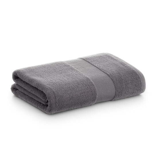 Bath towel Paduana Dark grey 100% cotton 100 x 1 x 150 cm