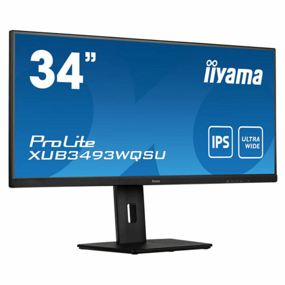 Монитор Iiyama XUB3493WQSU-B5 Чёрный 75 Hz 34" UltraWide Quad HD