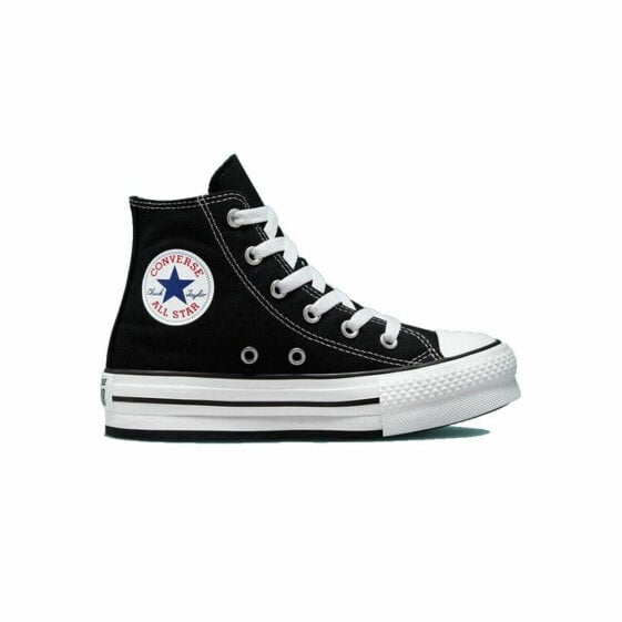 Детские спортивные кроссовки Converse Chuck Taylor All Star Lift Platform Чёрный