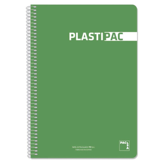 ноутбук Pacsa Plastipac Светло-зеленый Din A4 5 Предметы 80 Листья