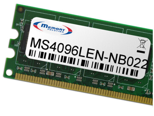 Memorysolution Memory Solution MS4096LEN-NB022 - 4 GB