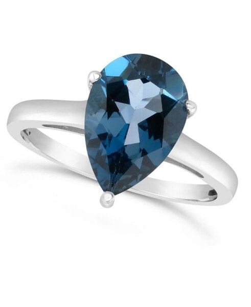 London Blue Topaz (3-5/8 ct. t.w.) Ring in 14K White Gold