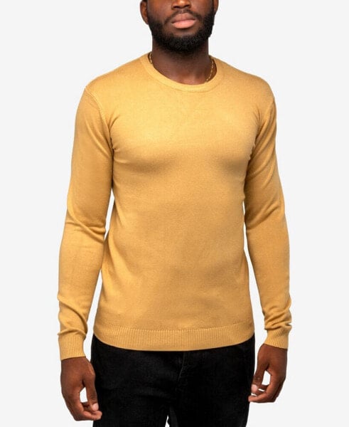 Men's Basic Crewneck Pullover Midweight Sweater