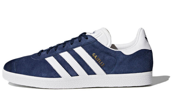 adidas originals Gazelle 防滑耐磨 低帮 板鞋 男女同款 蓝白