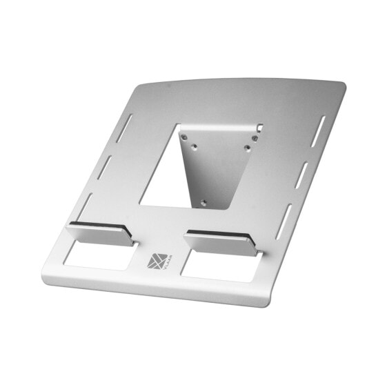 R-Go Morelia laptop holder - Silver - Aluminium - 25.4 cm (10") - 68.6 cm (27") - 10 kg - 75 x 75,100 x 100 mm