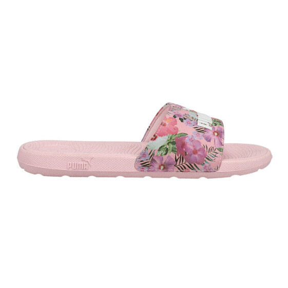 Puma Cool Cat 2.0 Floral Paradise Slide Womens Multi, Pink Casual Sandals 39366