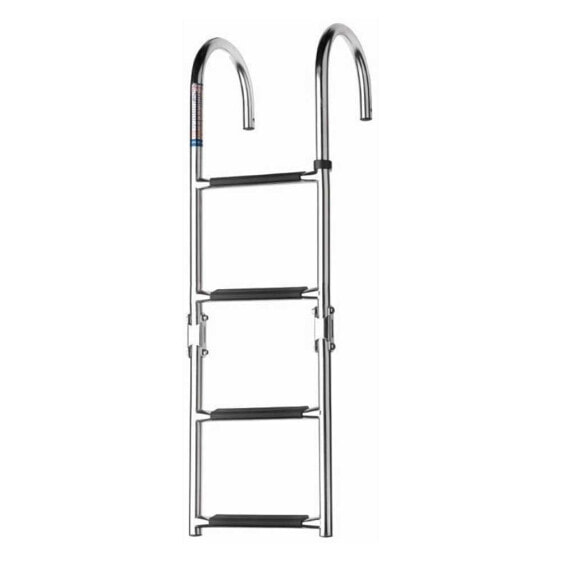 VETUS Inox 4 Steps Folding Transom Mount Swim Ladder