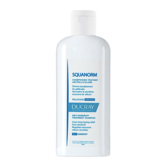 DUCRAY Squanorm Gras Shampoo Лечебный шампунь против перхоти 200 мл