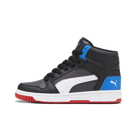 Высокие ботинки PUMA Rebound Layup SL Jr 370486 24 черные размер 26-39